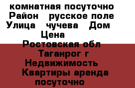 1 комнатная посуточно › Район ­ русское поле › Улица ­ чучева › Дом ­ 46 › Цена ­ 1 000 - Ростовская обл., Таганрог г. Недвижимость » Квартиры аренда посуточно   